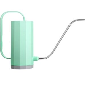 Mint Green Watering Can with Silver Spout